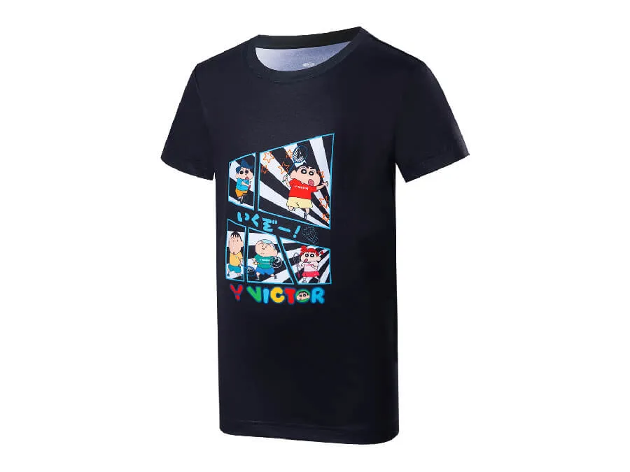 VICTOR X CRAYON SHINCHAN JUNIOR T-SHIRT T-404JRCS C