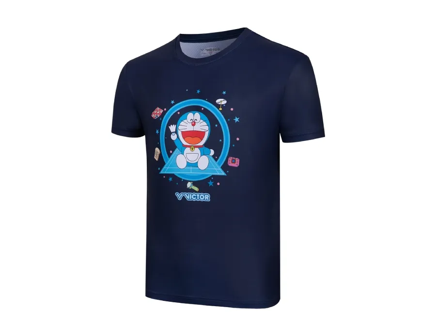 VICTOR Doraemon Knitted T-Shirt T-524DRM B