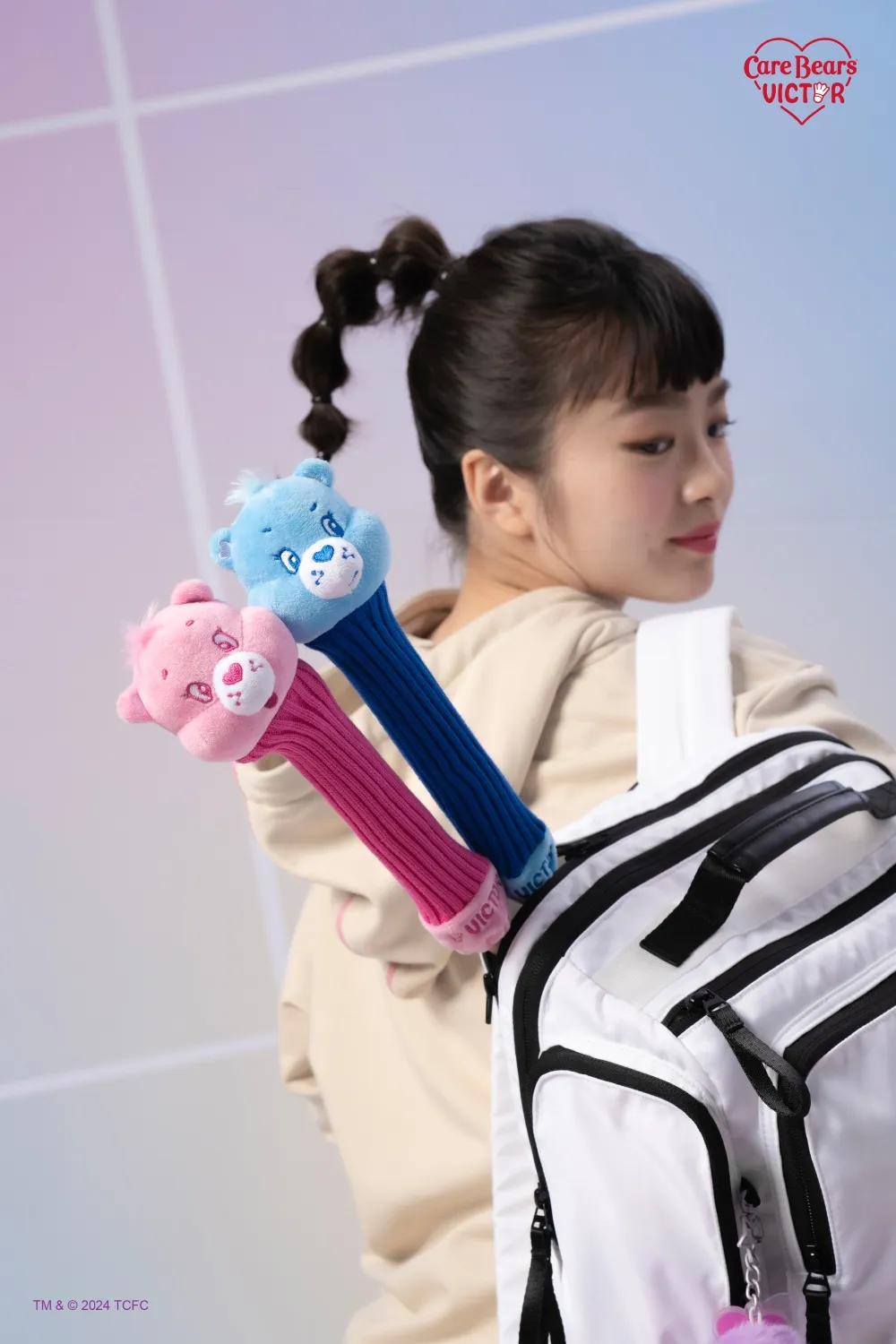 VICTOR Care Bears バレーボール用バッグ VICTOR X Care Bears Rectangular Racket Bag BR5625CBC IM | VICTOR