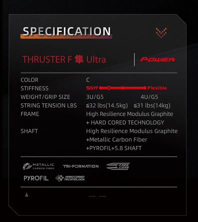 THRUSTER F 隼 Ultra C | VICTOR Badminton | Global