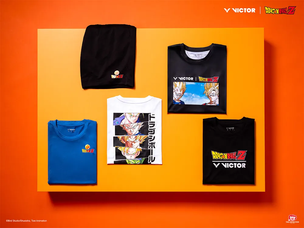 VICTOR x Dragon Ball Z Knitted T-Shirt T-501DBZ C | VICTOR