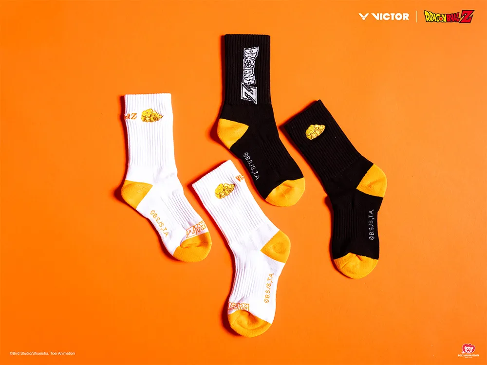 VICTOR x Dragon Ball Z Crew Sport Socks SK508DBZ A | VICTOR