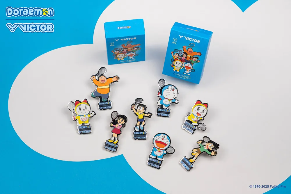 VICTOR Doraemon Badge Blind Box PG4510DRM | VICTOR Badminton | Global