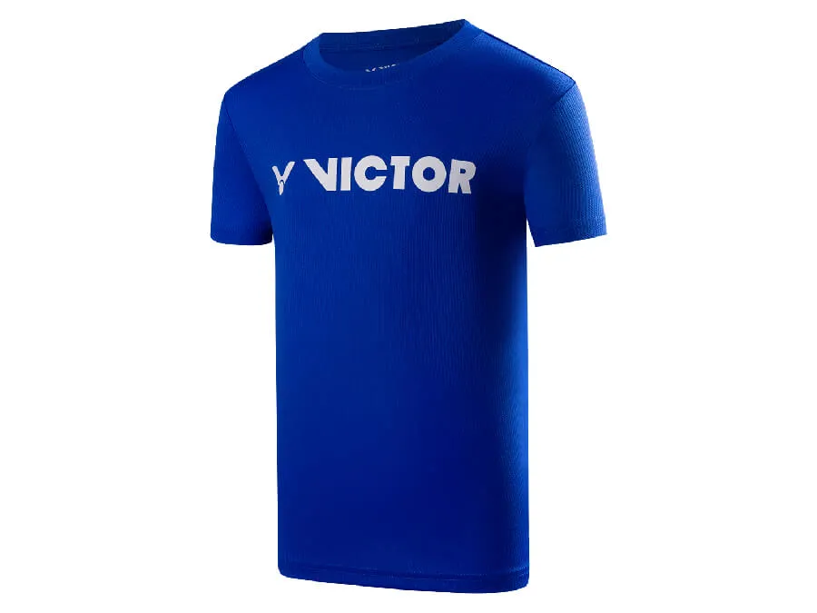 VICTOR x BABY MILO STORE® 　青Tシャツ　M Victor x Baby Milo Store Knitted T-Shirt T-501BM-F (Milo Blue