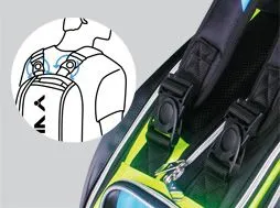 Victor BR9215 Grey/Navy Blue Badminton KitBag