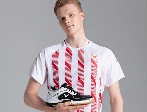 The Danish Men's Singles player Anders Antonsen, w...