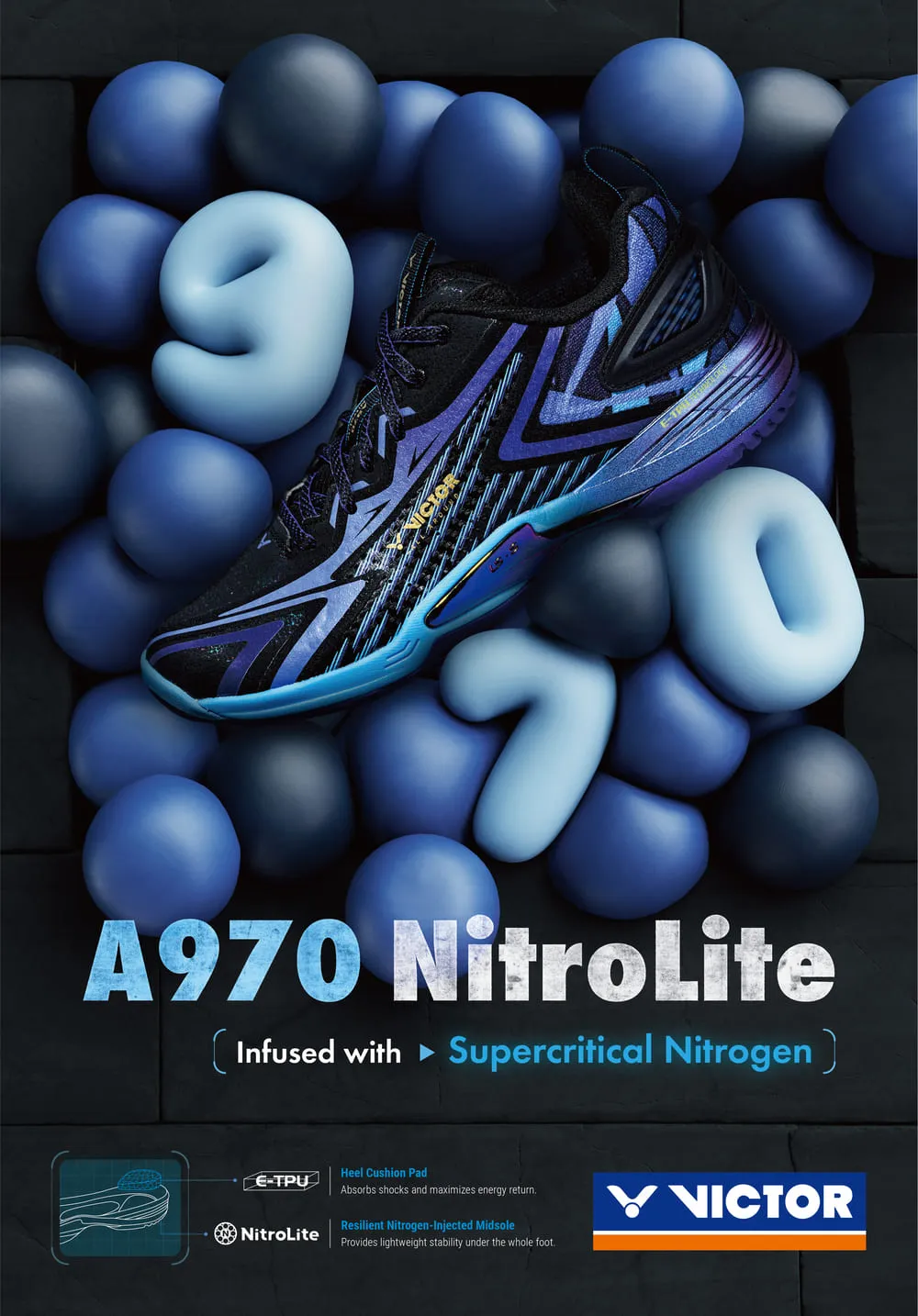A970NitroLite CF | バドミントン Badminton｜ビクタースポーツ VICTOR