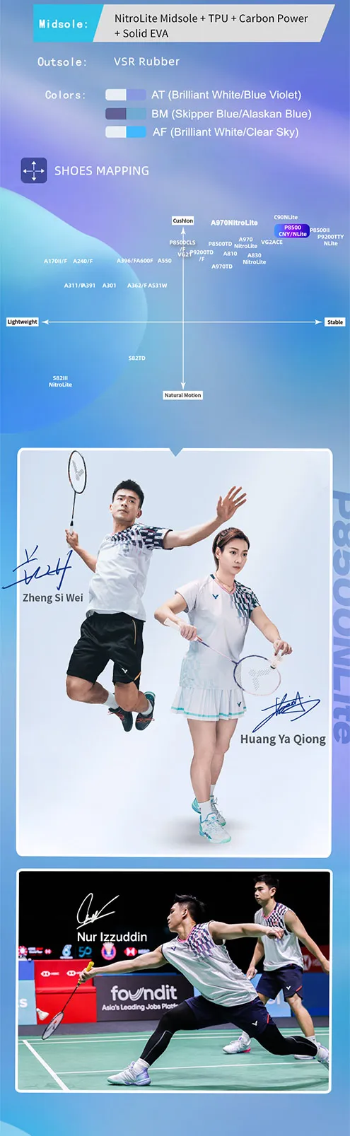 P8500NLite AT | バドミントン Badminton｜ビクタースポーツ VICTOR Sports