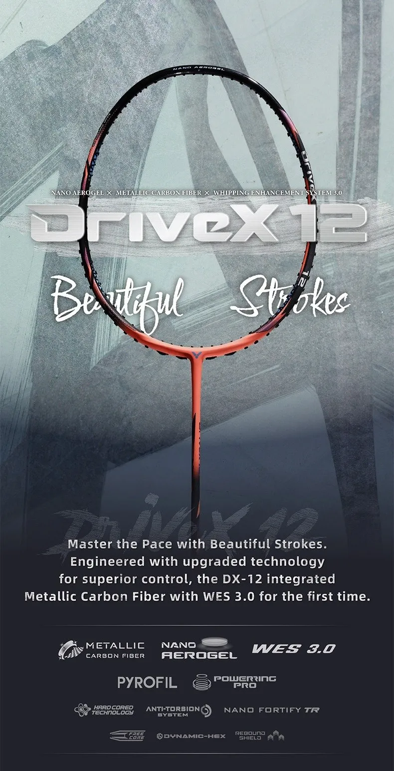 DriveX 12 | バドミントン Badminton｜ビクタースポーツ VICTOR Sports