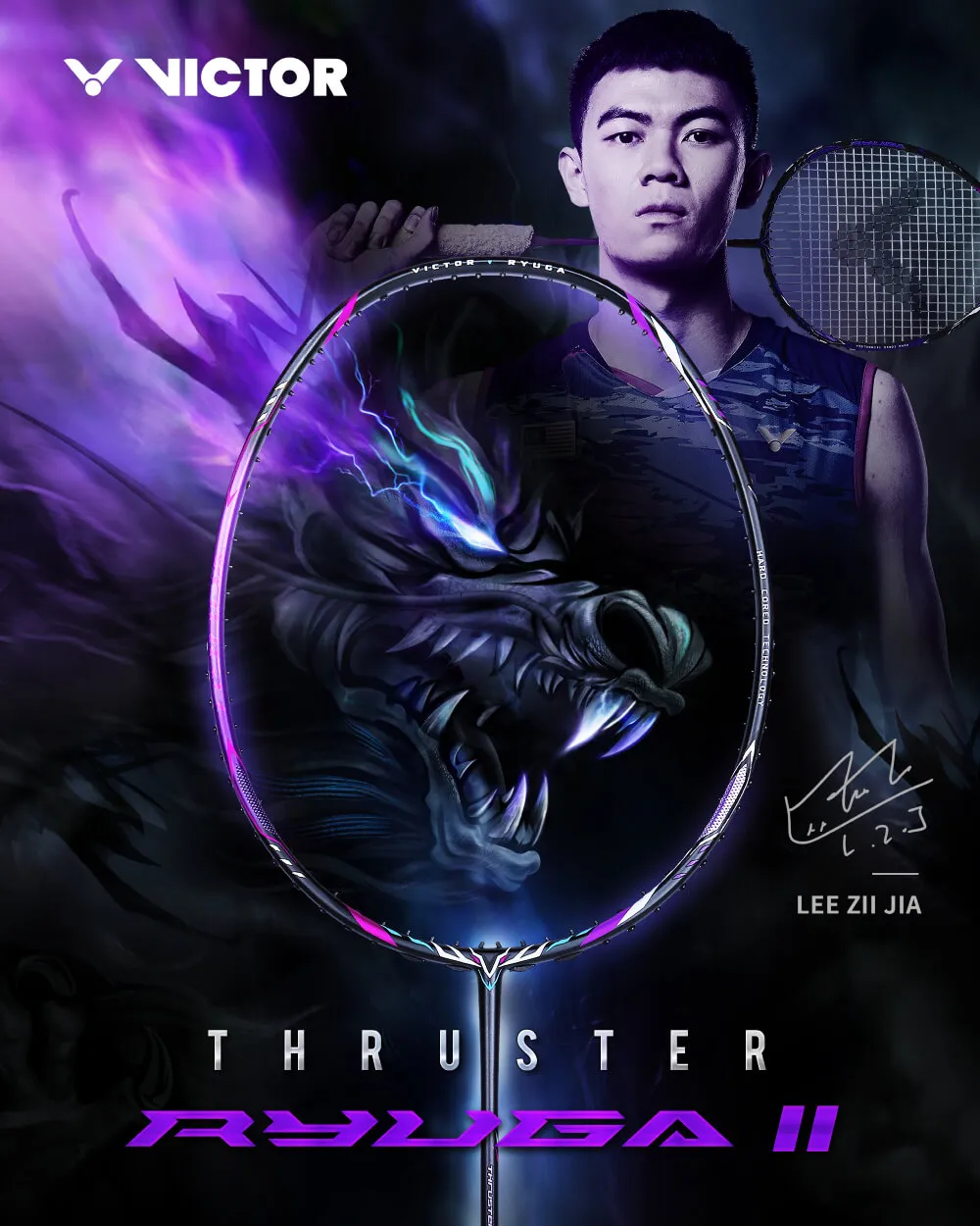 THRUSTER RYUGA II J | バドミントン Badminton｜ビクタースポーツ
