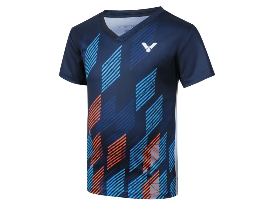 VICTOR Stingers バドミントンシャツ 2XL 黒 T-30002 B | バドミントン Badminton｜ビクタースポーツ VICTOR Sports