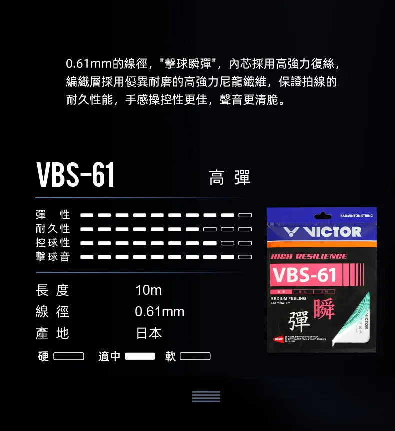 VBS-61 | VICTOR Badminton | Thailand