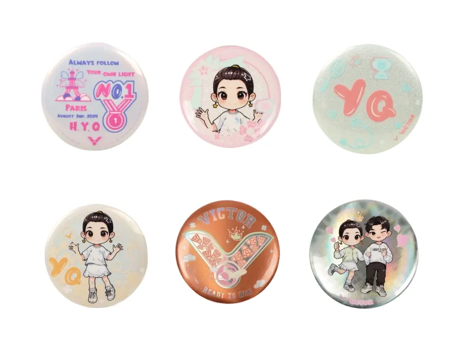 VICTOR x HYQ Collection Badge Set PG4018HYQ | VICTOR Badminton
