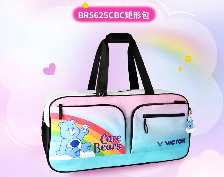 VICTOR X Care Bears聯名系列矩形包BR5625CBC IM 粉筆粉紅/水藍