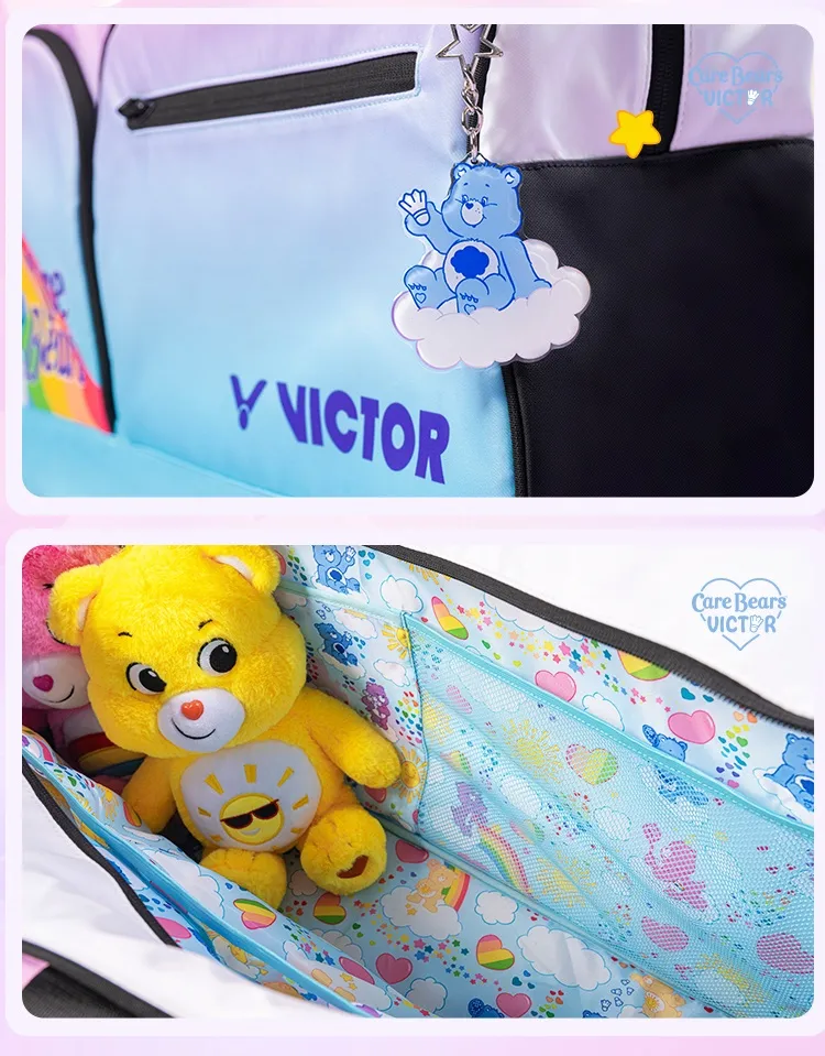 VICTOR X Care Bears聯名系列矩形包BR5625CBC IM 粉筆粉紅/水藍